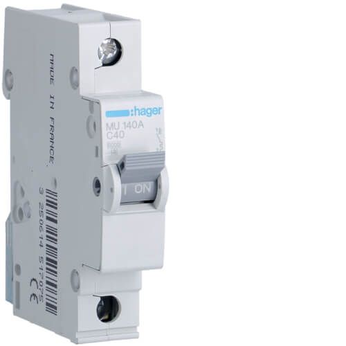 חצי אוטומט 6KA 1X40A HAGER