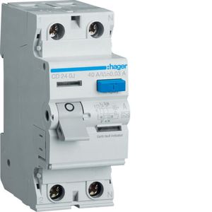 ממסר פחת חד פאזי 2X40A HAGER