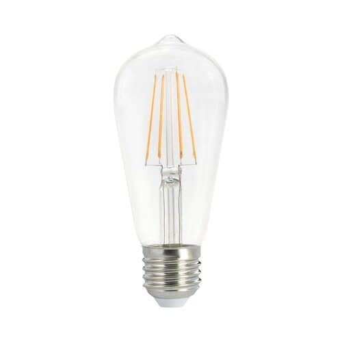 פחם אגס LED 8W E27 תאורת אווירה חמה