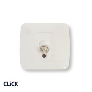 שקע TV “קליק” לקופסא עגולה