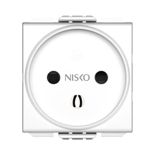 שקע ישראלי + שקע דו פיני + שקע טעינה USB C 20W לקופסא 4 – קומפלט – ניסקו סוויץ’