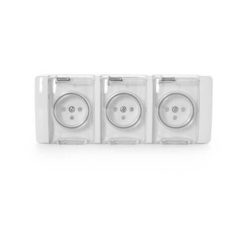 שקע כח ישראלי מוגן מים SUPER-NW-3 IP65