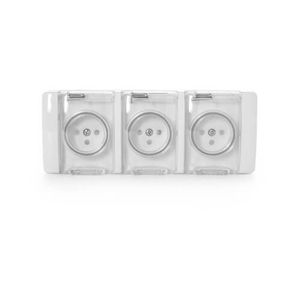 שקע כח ישראלי מוגן מים SUPER-NW-3 IP65