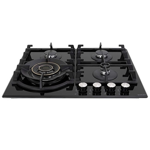 כיריים גז MIDEA מידאה טורבו וולקנו 4 להבות דגם 60G40ME096-GFD