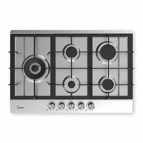 כיריים גז 5 מבערים Midea מידאה 75SP005-SS נירוסטה