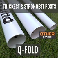 שער כדורגל 5X2 מטר QPVC Q-FOLD