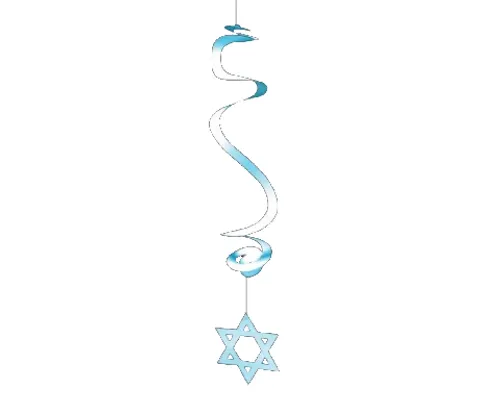 ספירלה לתלייה וקישוט - יום העצמאות - 10 יח'