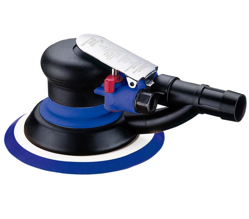 מלטשת אקסצנטרית עגולה 6" כולל שאיבה BASSO OS156S-C1