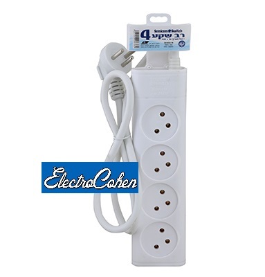 רב שקע 4 + כבל עד 1 מטר hyundai