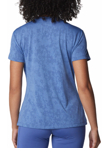חולצה קצרה לנשים Bluebird Canyon S/S Crew Columbia כחול
