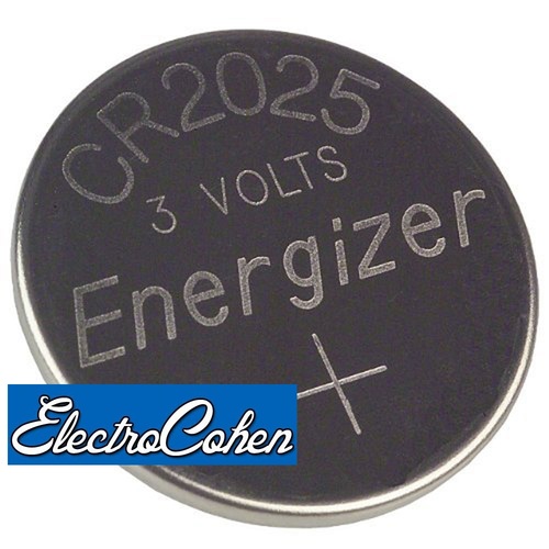 סוללת ליתיום למכשירים דיגיטליים CR2025 ENERGIZER