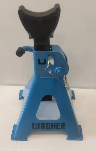 זוג רגלי מוסך מתכווננות 6 טון מחוזקות כולל פין בטיחות - 1094073 ROHER TOOLS