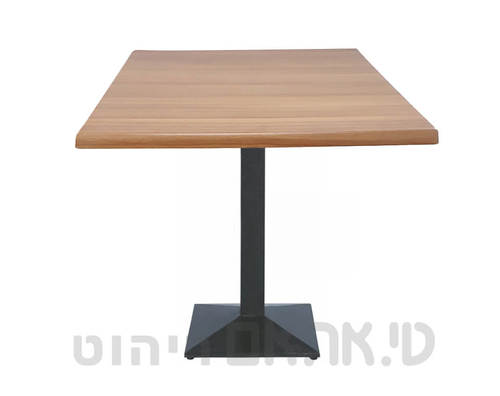שולחן מרובע עם שלד יהלום