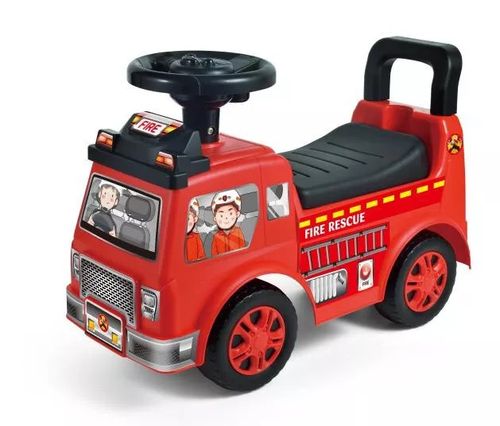 בימבה לפעוטות עם אפקטים קוליים ומקום אחסון מתחת למושב - כבאית
