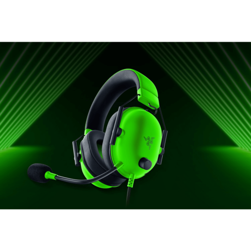 אוזניות גיימינג Razer BlackShark V2 X- צבע ירוק