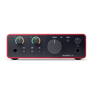 כרטיס קול FOCUSRITE SCARLETT SOLO 4th Gen