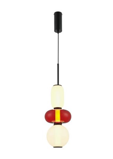 תליה זכוכית LED RED