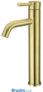 ברז גבוה לכיור מונח B205-BG זהב