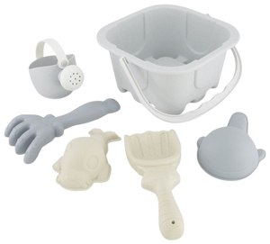 סט כלים לים ולחוף 6 חלקים - תכלת פסטל