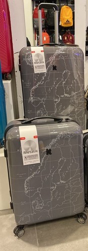 סט 2 מזוודות קשיחות קלות מאוד it luggage בעיצוב מדהים IT  International Traveller