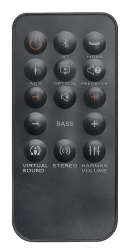 שלט תואם למערכת ג'יי בי אל  JBL Cinema  SB250 SB350