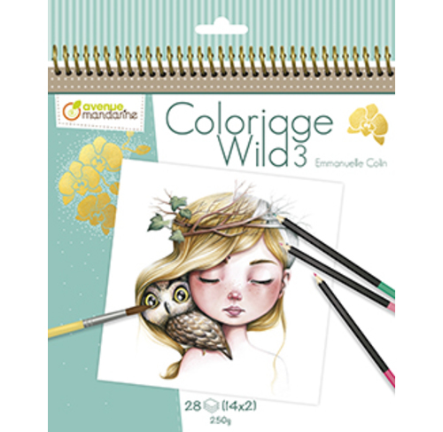 חוברת צביעה עמנואל COLORIGGE WILD 3 