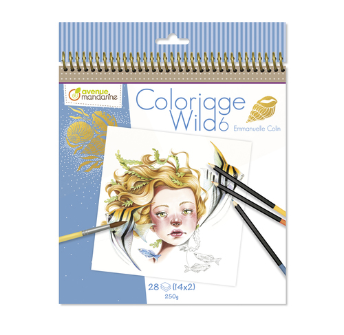 חוברת צביעה עמנואל COLORIGGE WILD 6 