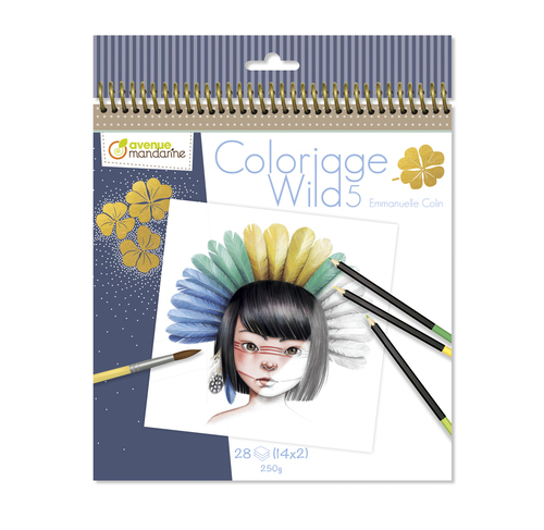 חוברת צביעה עמנואל COLORIGGE WILD 5