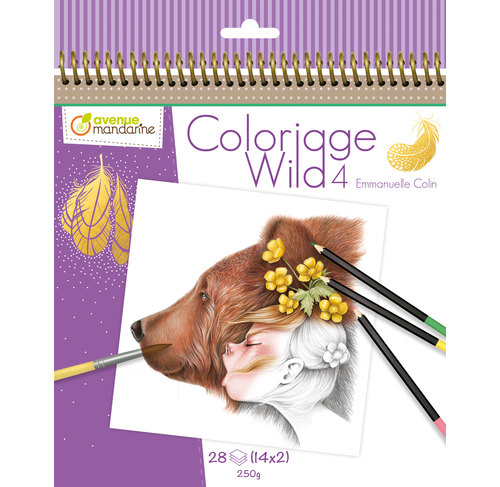 חוברת צביעה עמנואל COLORIGGE WILD 4