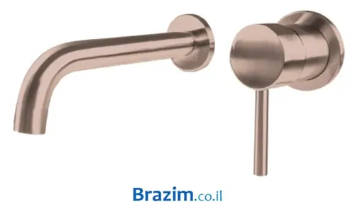 אינטרפוץ רחצה מבית קארלוס דגם B015A-BRG בגימור רוז גולד.