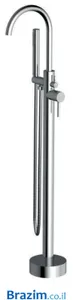 ברז מהרצפה לאמבטיה S123-C כרום