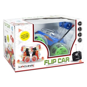 מכונית פעלולים נטענת + אורות FLIP CAR
