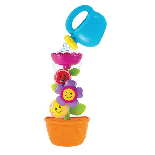 עציץ פרחים מסתובבים עם משפך