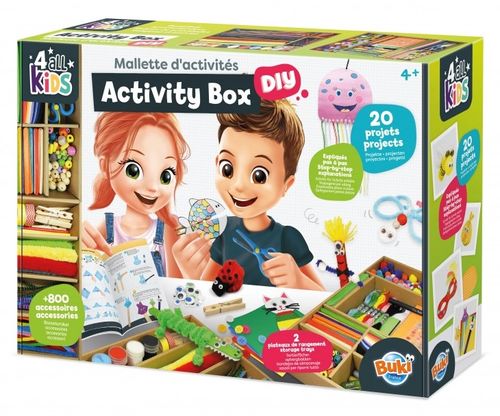 ערכת יצירה ענקית עם למעלה מ 800 פריטים וחוברת 20 מודלים לדוגמא