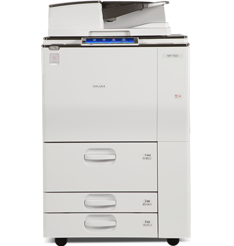 מכונת צילום מחודשת שחור לבן RICOH AFICIO MP 7503/6503ריקו