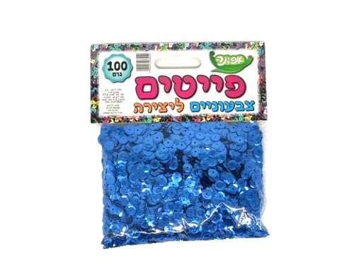 ערכת יצירה - דגל ישראל עם פייטים - 36 יח'