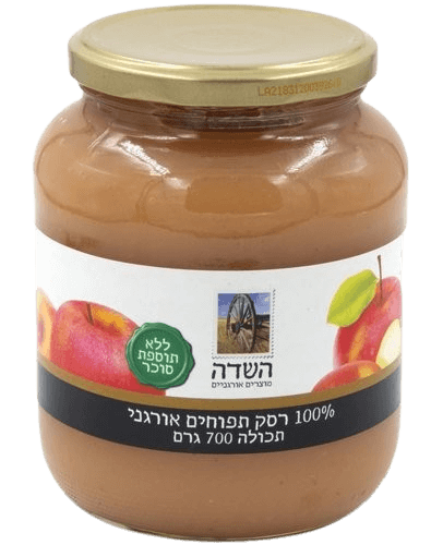 רסק תפוחים אורגני 700 ג' | השדה 
