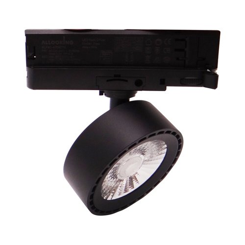  ספוט לד שחור לפס צבירה RONDO 3CCT 36W 