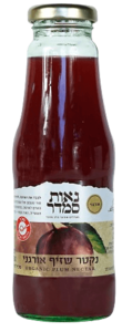 נקטר שזיף אורגני 330 מ"ל - נאות סמדר