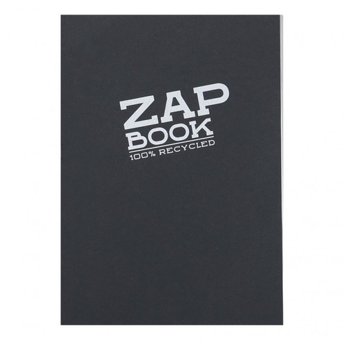 מחברת Zap Book מודבקת 160 דף 80 גרם A5 שחורה ^
