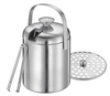 דלי לקרח ומלקחיים נירוסטה FREDDO Ice bucket