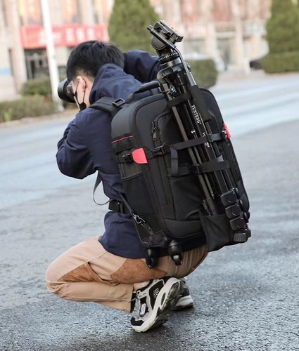 תיק טרולי 4 גלגלים מקצועי למצלמות DSLR דגם Zhenfhe CAC02