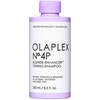 שמפו OLAPLEX NO 4P אולפלקס ללא סולפטים להעצמת הגוון והברק לשיער בלונדיני ולשיער שיבה 250 מ"ל