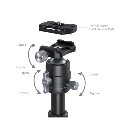 חצובת מיני SmallRig 4289 Aluminum Mini Tripod with Ball Head