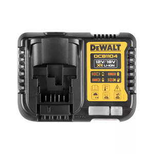 מטען סוללות מהיר 4 אמפר לכלי 12V ו-18V - DEWALT DCB1104 XR