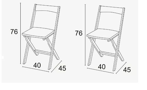 שולחן עם 6 כסאות אינטגרלים  INDACO Table + SET 