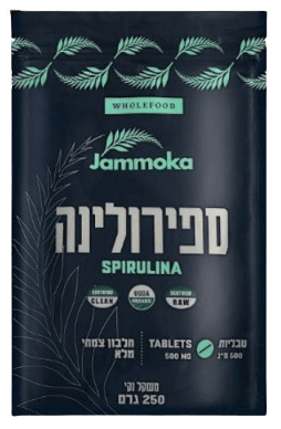 ג'מוקה - ספירולינה אורגנית 250 טבליות 1000 מ