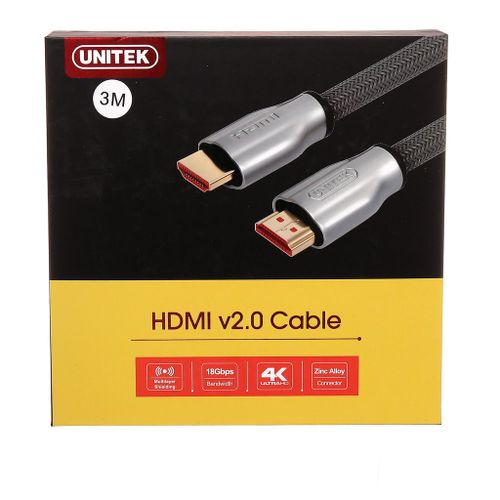 כבל 5 מטר Unitek Y-C140RGY HDMI 4K