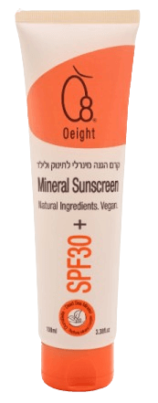 קרם הגנה מינרלי לתינוקות וילדים 30 SPF - או אייט