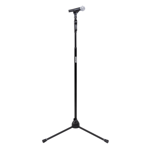 סטנד למיקרופון עם לחצן SHURE SH-TRIPODSTANDDX tripod mic stand handed clutch